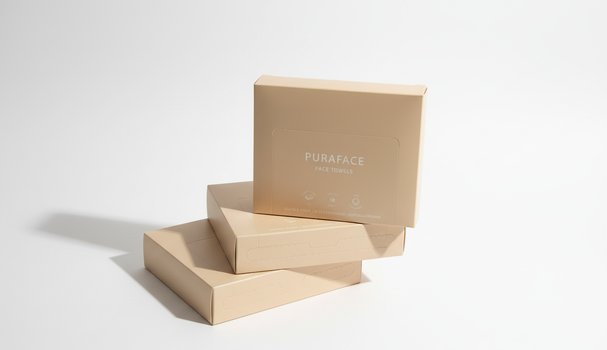 Puraface Travel Pack - 10 towels (pack of 3)